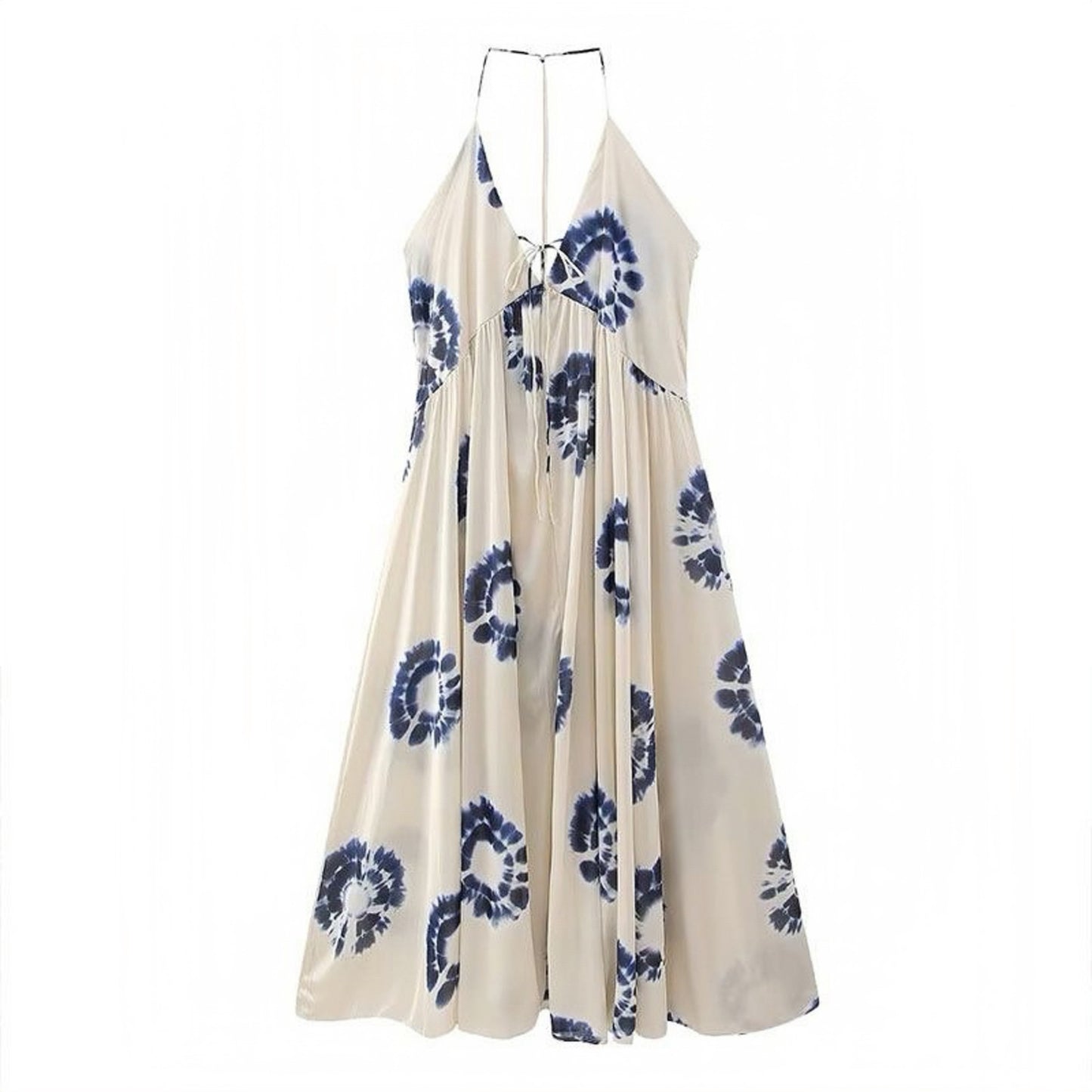 Smth White Smth Blue Dress