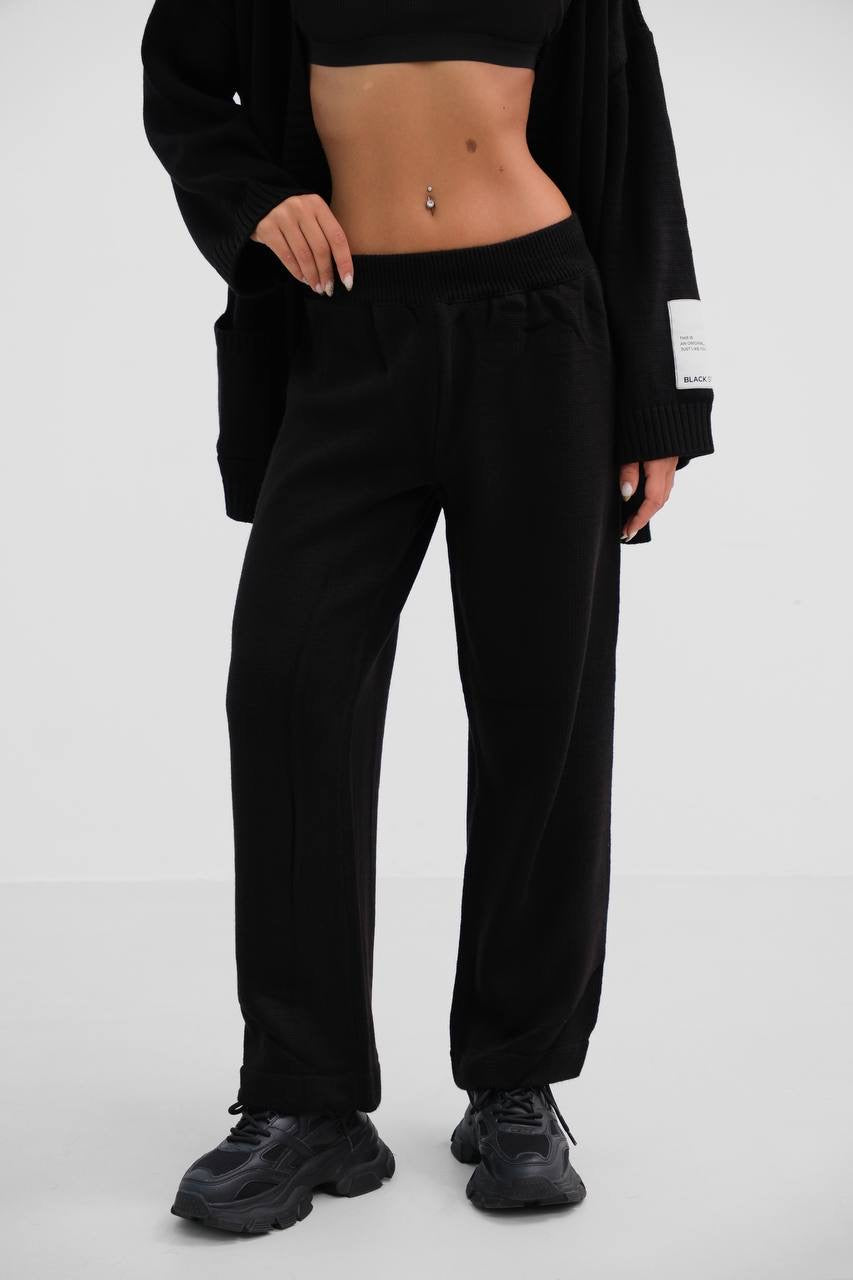 2 piece black suit