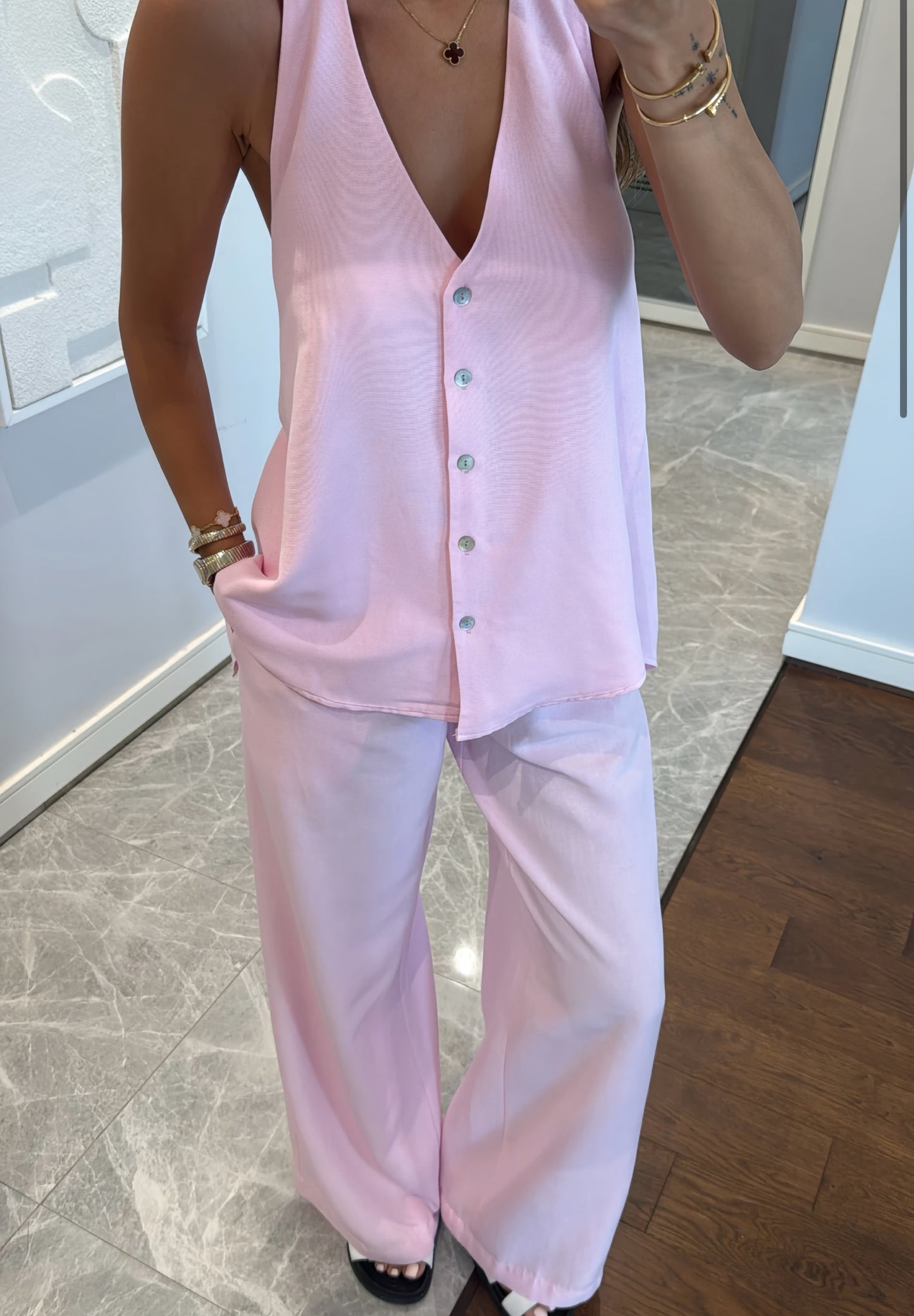 Flamingo Linen set