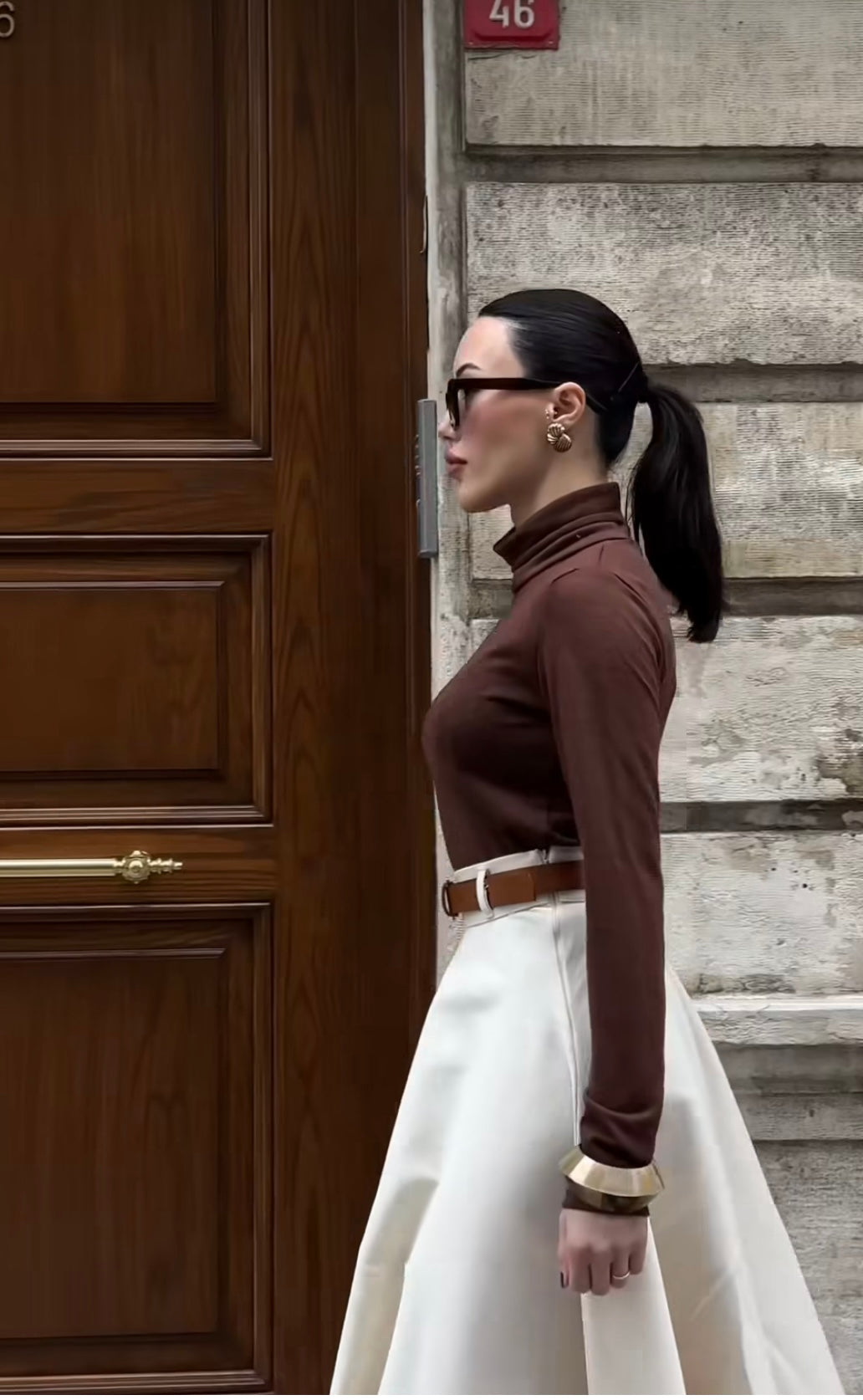 White Midi Skirt