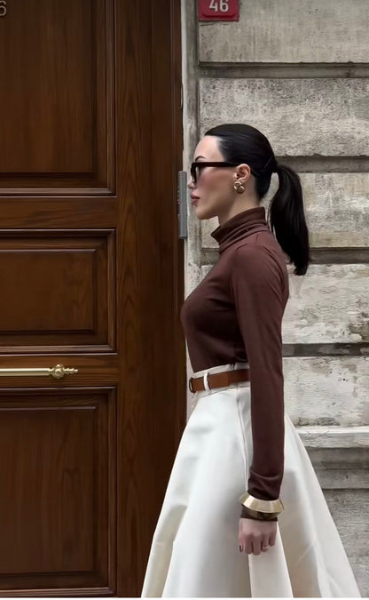 White Midi Skirt