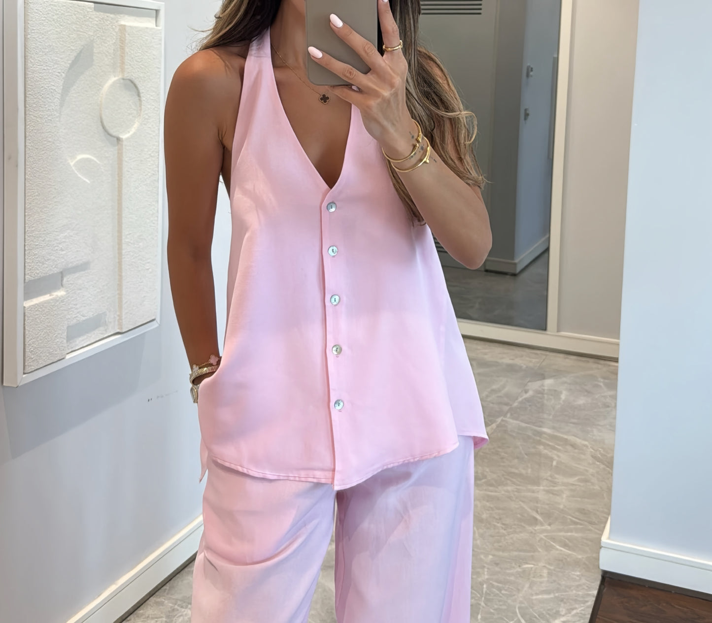 Flamingo Linen set