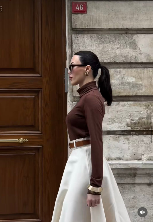 White Midi Skirt