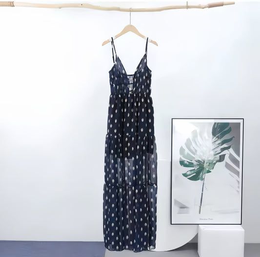Midnight Raindrops Dress