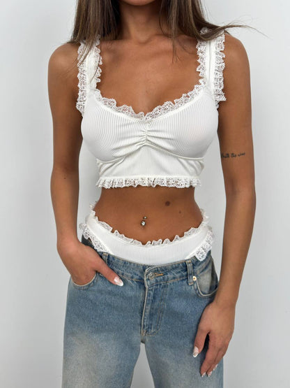 Lace Detailed Top