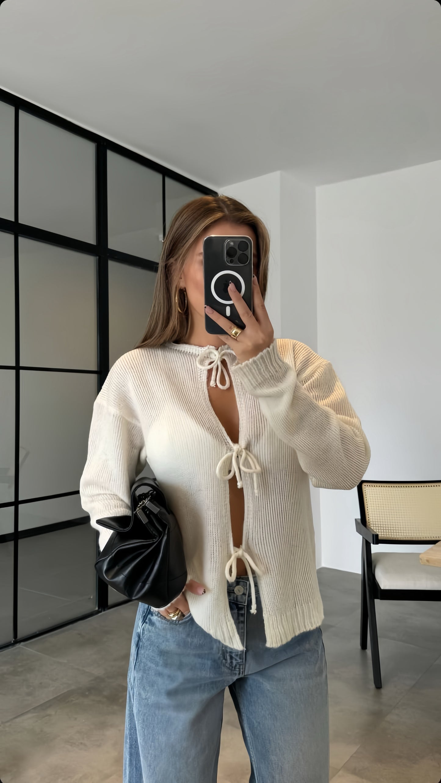 White Fuzz shirt