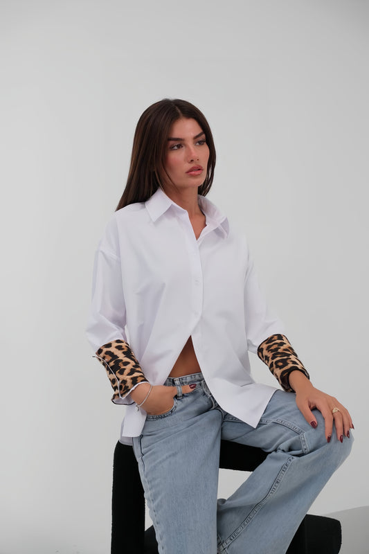 Cheetah Detail White