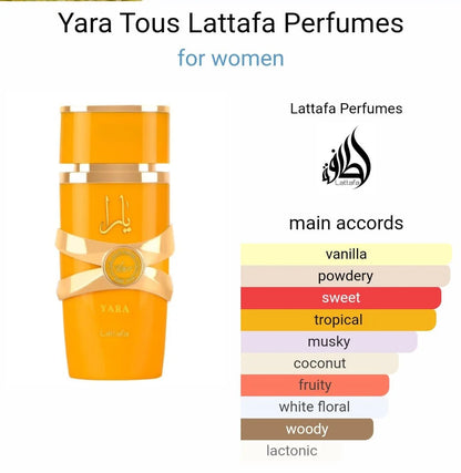 Yara Tous Lattafa Perfumes for women